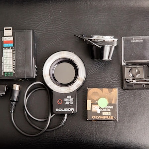 Olympus Microscope Adaptor SM-2 for OM Systems with Ringlight and Focus Screen