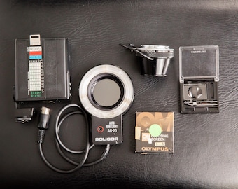 Olympus Microscope Adaptor SM-2 for OM Systems with Ringlight and Focus Screen