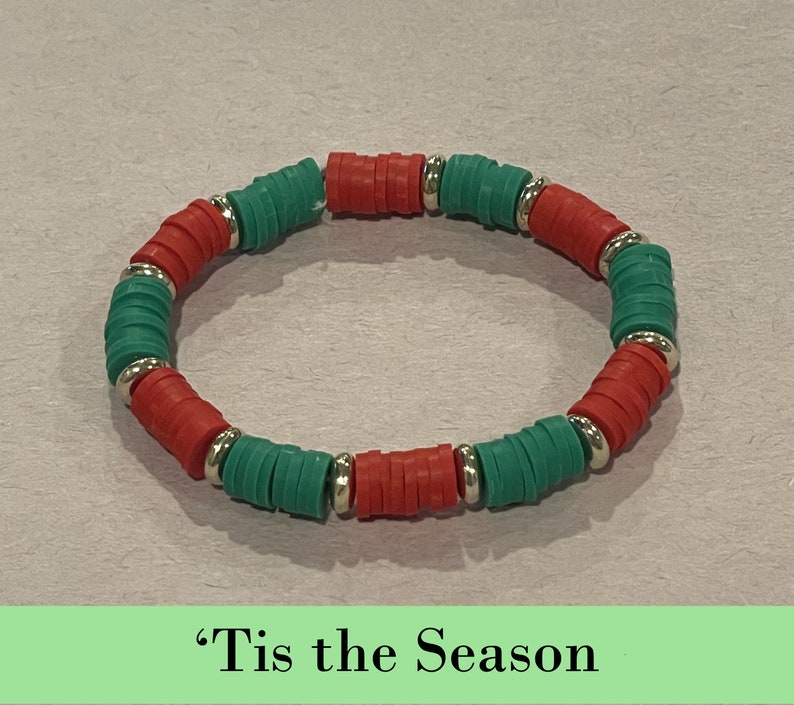 Handmade Clay Bead Bracelets by Xoxostudiobracelets Etsy