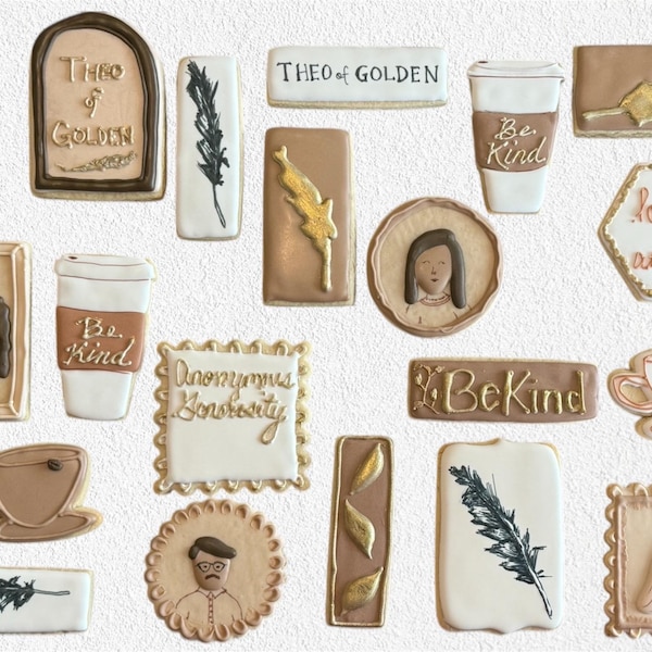 Detailed Custom Cookies - customizable
