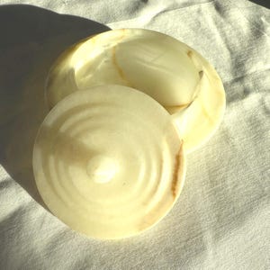Round Onyx Trinket Box with Lid