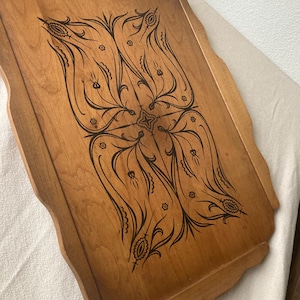 Folk Art Decorative Tray