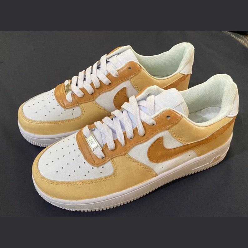 custom brown af1