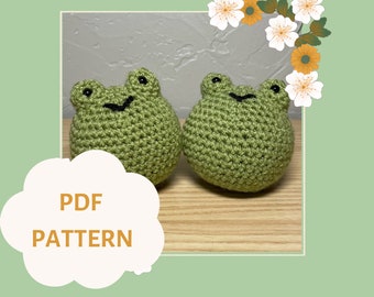 Frog Ball Plushie Crochet PDF Pattern | Frog Plushie Crochet PDF Pattern