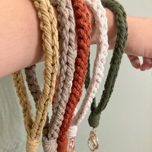 Macrame Wristlet Keychain