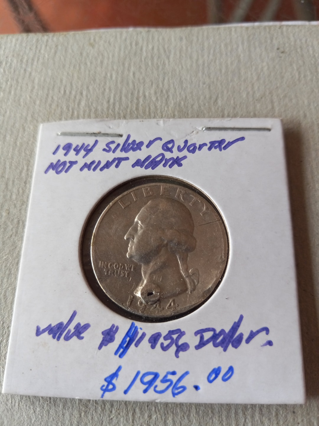 1944 Silver Quarter Etsy