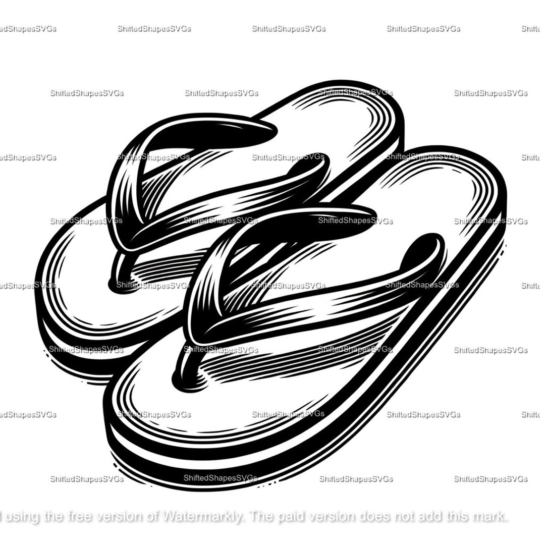 Flip Flops SVG Bundle - Etsy