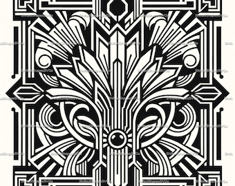Art Deco Pattern SVG bundle