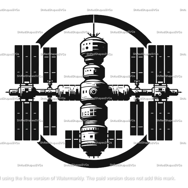 Space Station SVG bundle