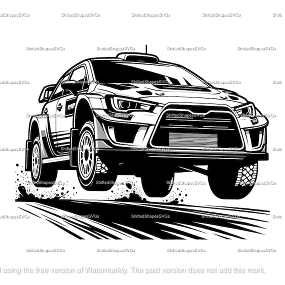 Rally Car Jump SVG Bundle - Etsy