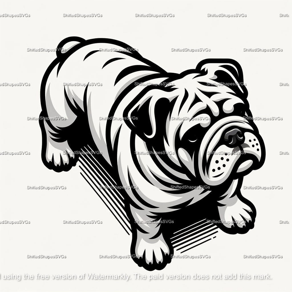 Bulldog SVG Bundle - Etsy