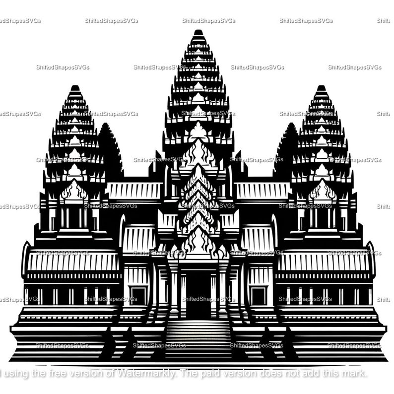 Angkor Wat SVG Bundle - Etsy