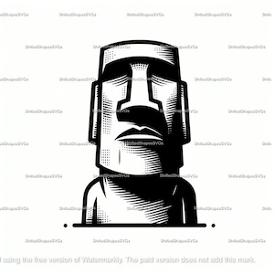 Easter Island Head SVG bundle