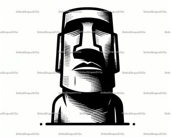 Easter Island Head SVG bundle