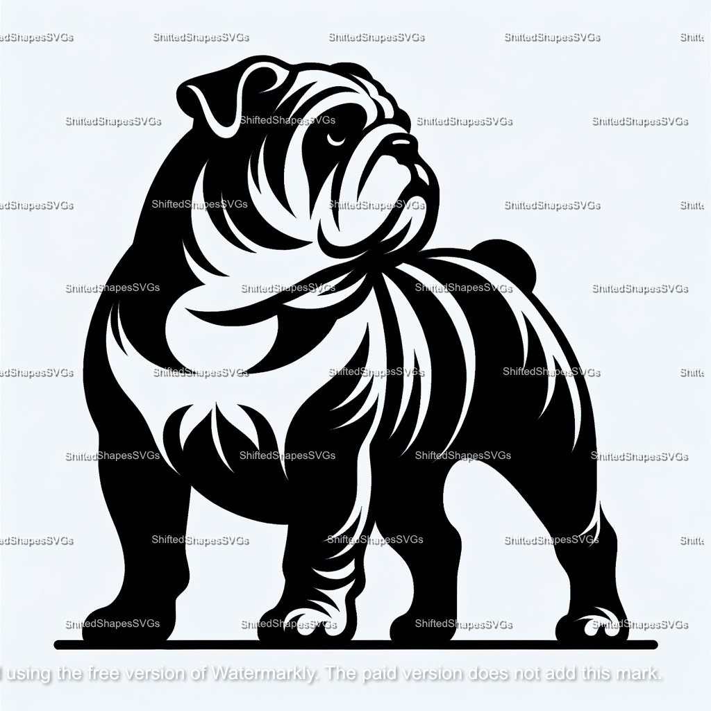 Bulldog SVG Bundle - Etsy