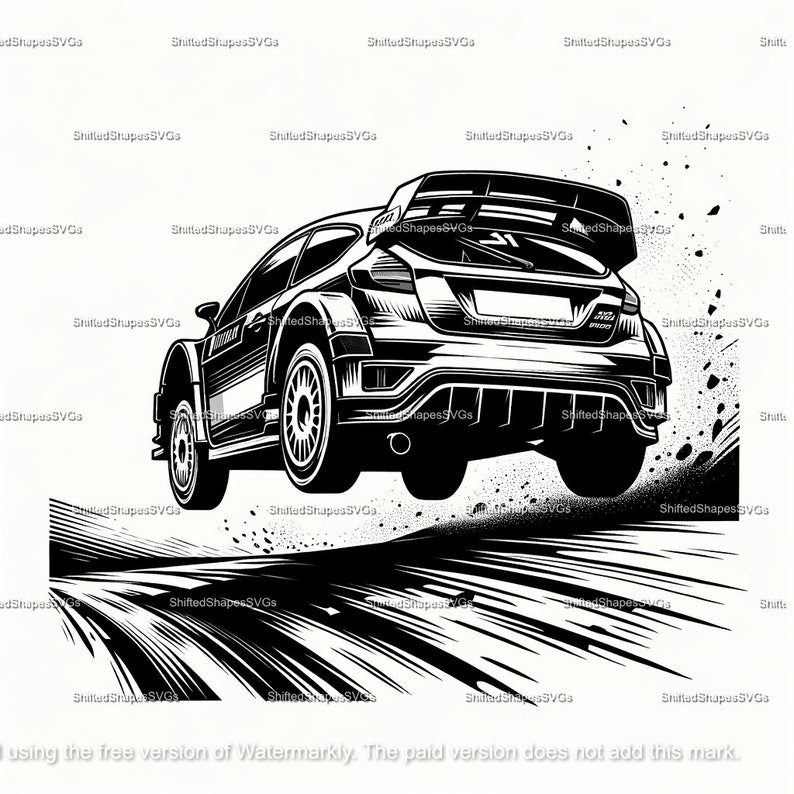 Rally Car Jump SVG Bundle - Etsy