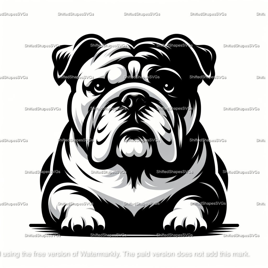 Bulldog SVG Bundle - Etsy