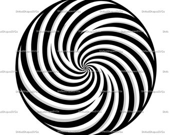 Spiral Illusion SVG bundle