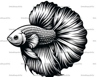 Betta Fish SVG bundle