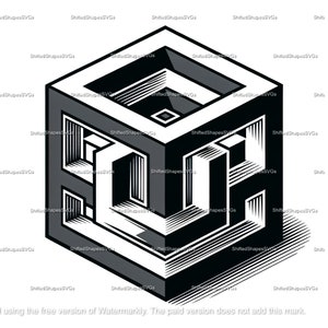 Impossible Cube SVG bundle