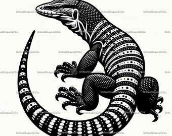 Monitor Lizard SVG bundle