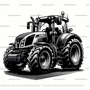 Fendt 724 Vario Tractor SVG bundle