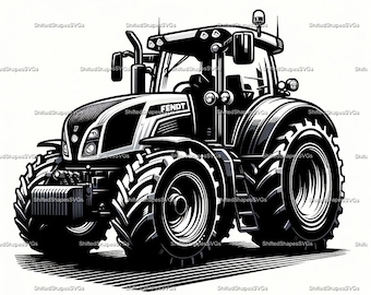 Fendt 724 Vario Tractor SVG bundle