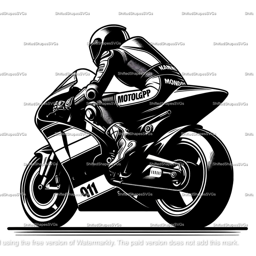 Motogp Racer Vector Motogp Bike SVG Bundle - Etsy