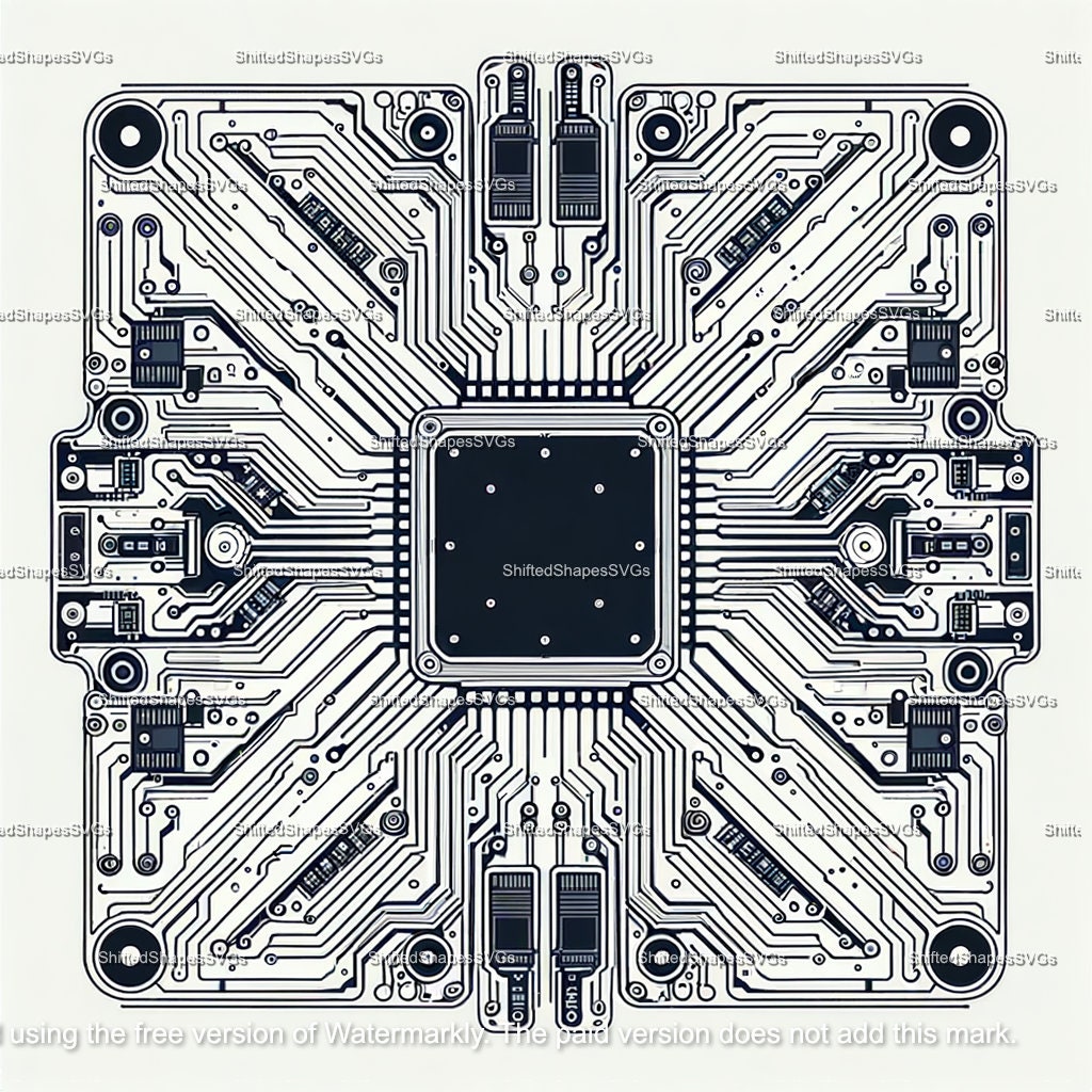 Tech Lover's Dream: Circuit Board Pattern SVG Bundle - Etsy