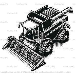 Combine Harverster SVG bundle