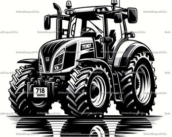 Fendt 718 Vario Tractor SVG bundle