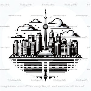 Toronto Skyline SVG bundle