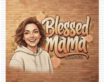 Scripture Mom PNG | Retro Christian Mom Clipart | Sublimation Digital Download