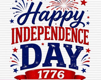 4th of July PNG | Happy Independence Day 1776 sublimation | Patriotic USA Shirt Design