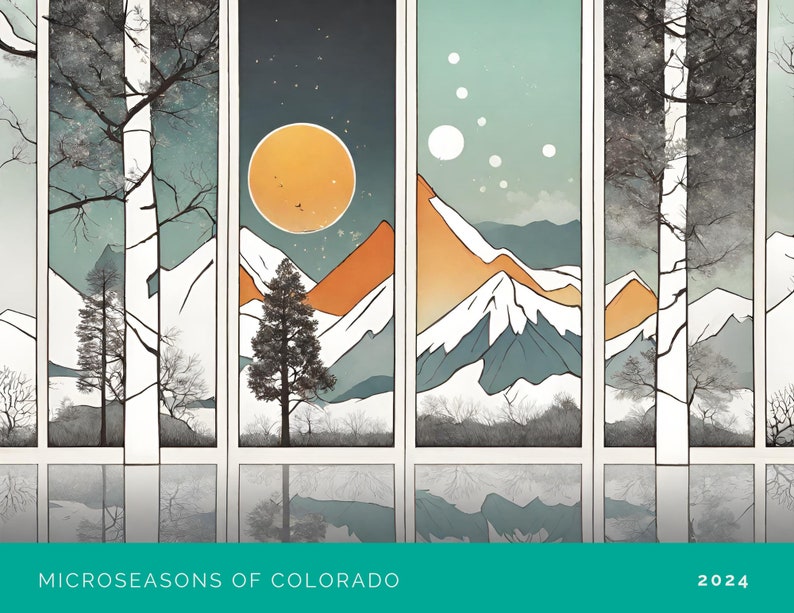 Japaneseinspired Digital Wall Calendar Meditative Colorado