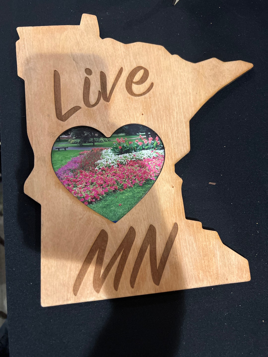 MN State Frame With Photo - Etsy