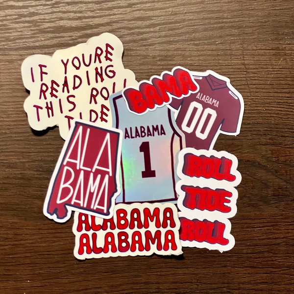 University of Alabama Stickers (40+ Stickers!!)
