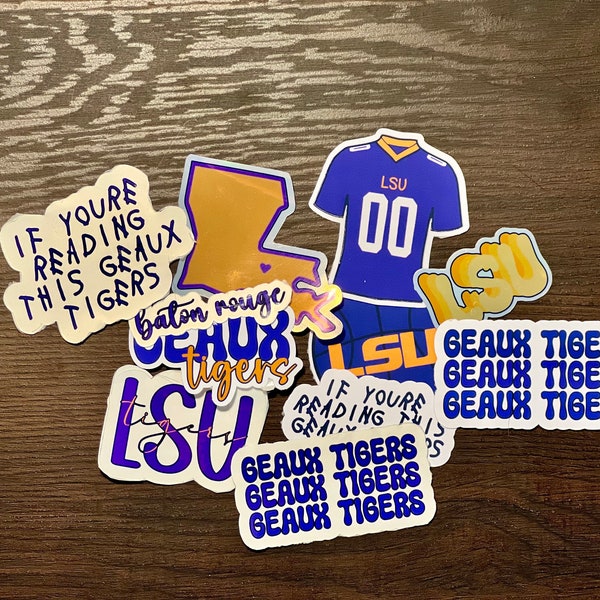 Louisiana State Stickers (40+ Stickers!!)