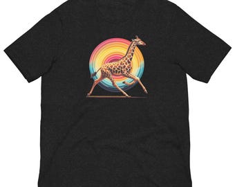 Rainbow Giraffe Unisex T-Shirt
