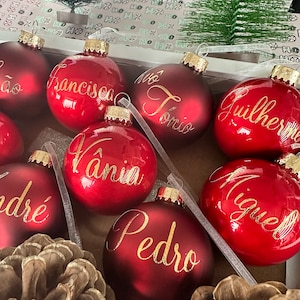 Personalized Christmas bauble