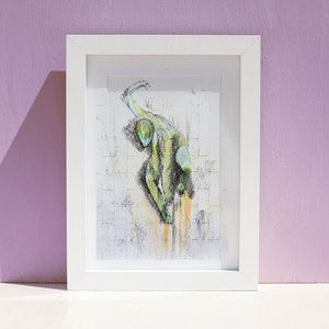 River God Tyne - Newcastle Civic Centre - Tyne and Wear, North East, Original Art Print