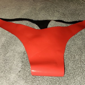 Latex Rubber Shorts Men Underwear Briefs Pants With Two Sheaths Latex  Panties,Red,Small : : Clothing, Shoes & Accessories