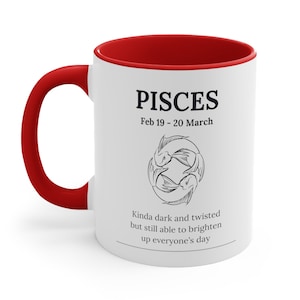 Pisces Mug, Astrology Mug, Zodiac Mug, Pisces Zodiac Gift, Zodiac Gifts for Her, Astrology Gifts, Horoscope Birthday Gifts for Men, Women