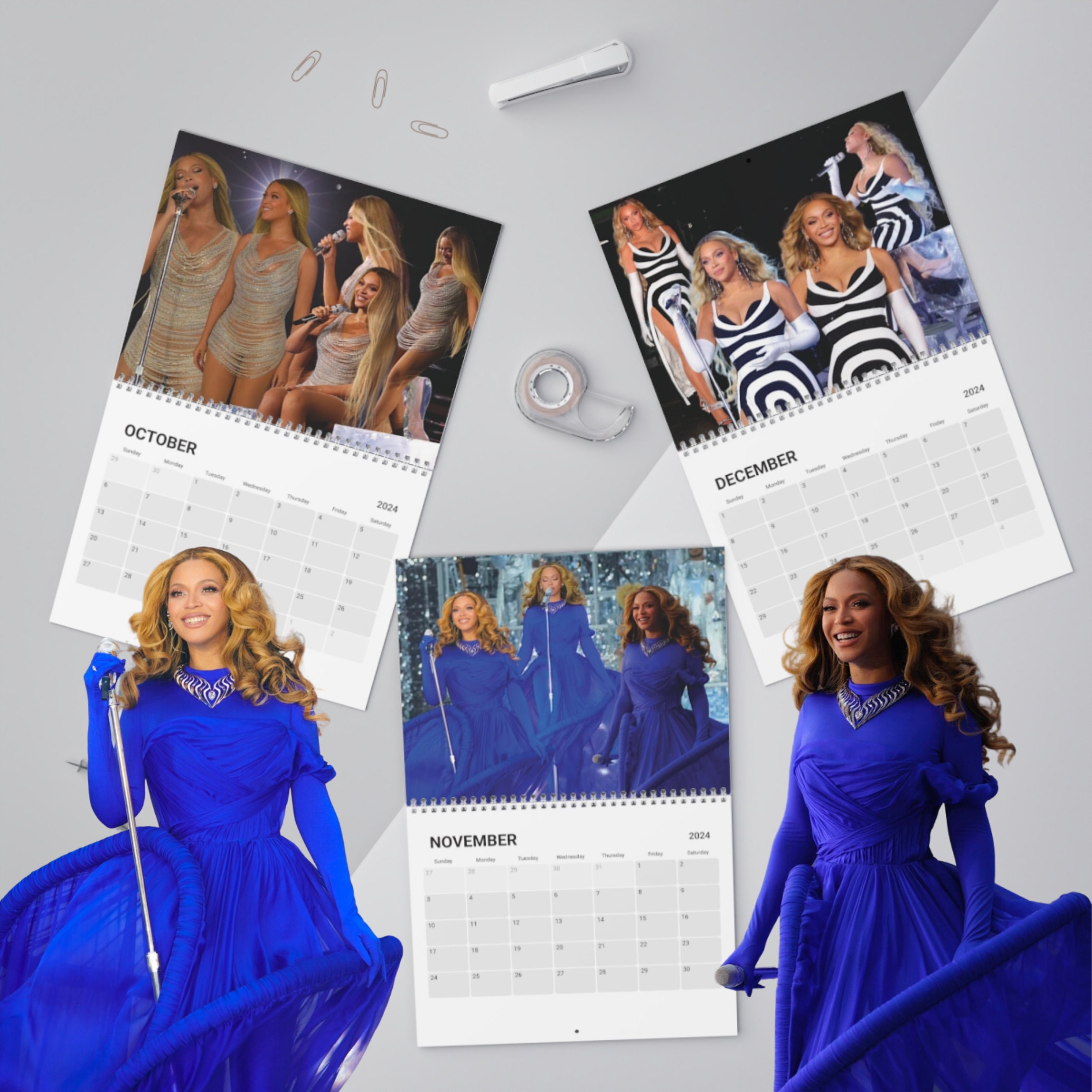 Beyonce Renaissance Tour 2024 Wall Calendar, Beyonce Fan Gift sold by