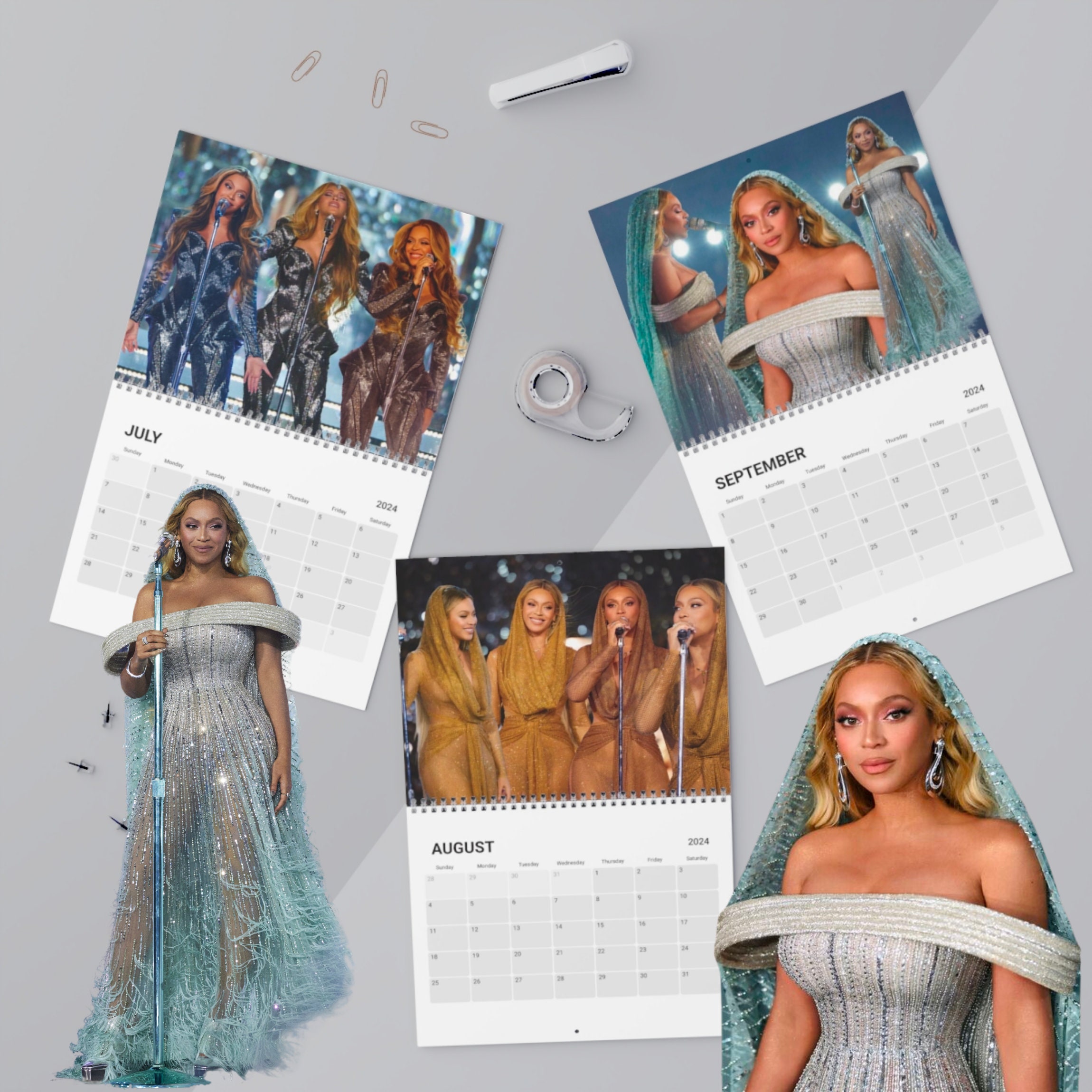 Beyonce Renaissance Tour 2024 Wall Calendar, Beyonce Fan Gift sold by