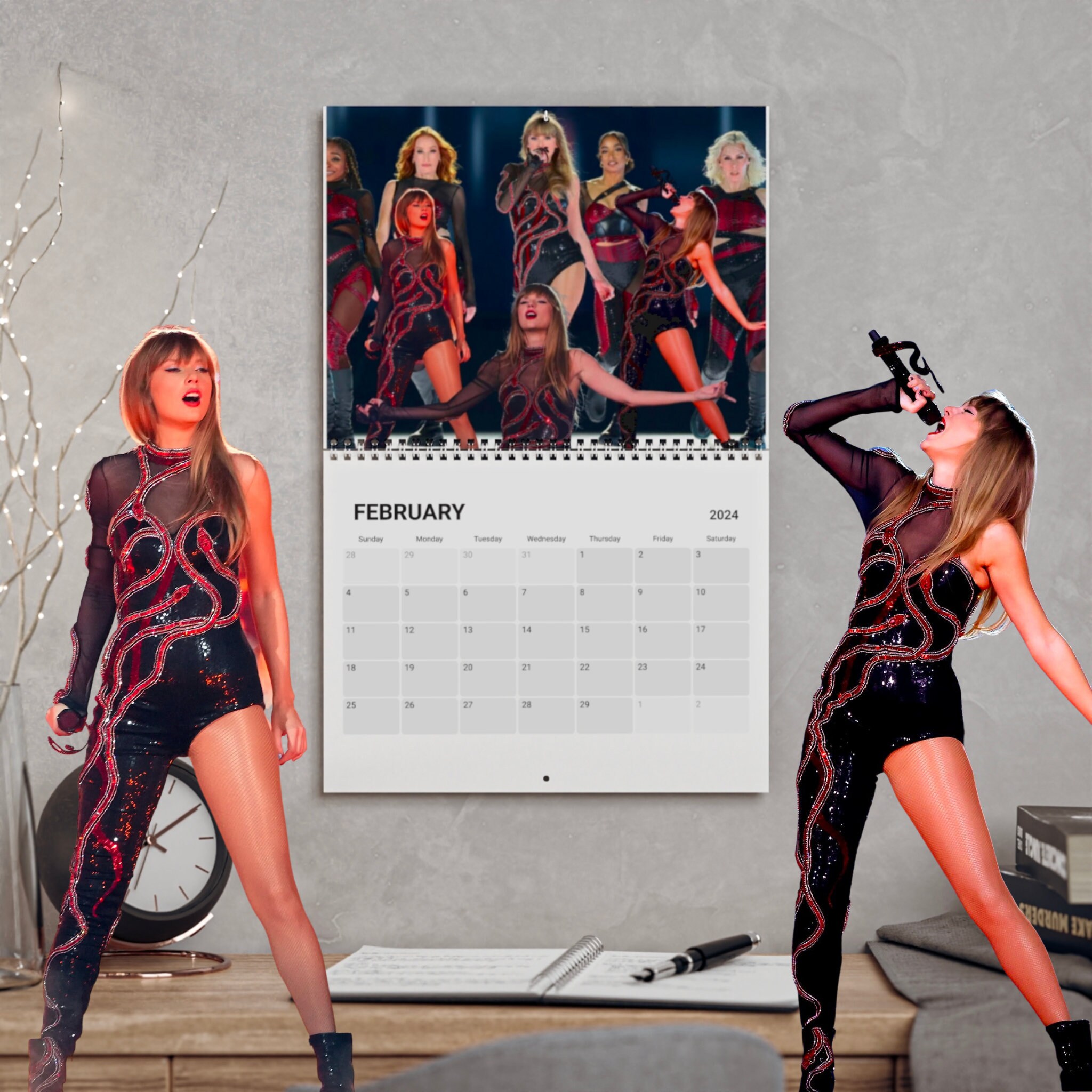 2024 Taylor Wall Calendar, TAYLOR taylor version Calendar, Eras Tour