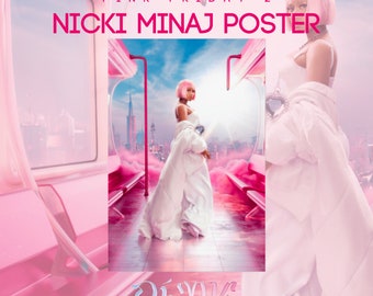 Nicki Minaj Queen of Rap Pink Friday 2 Matte Vertical Posters