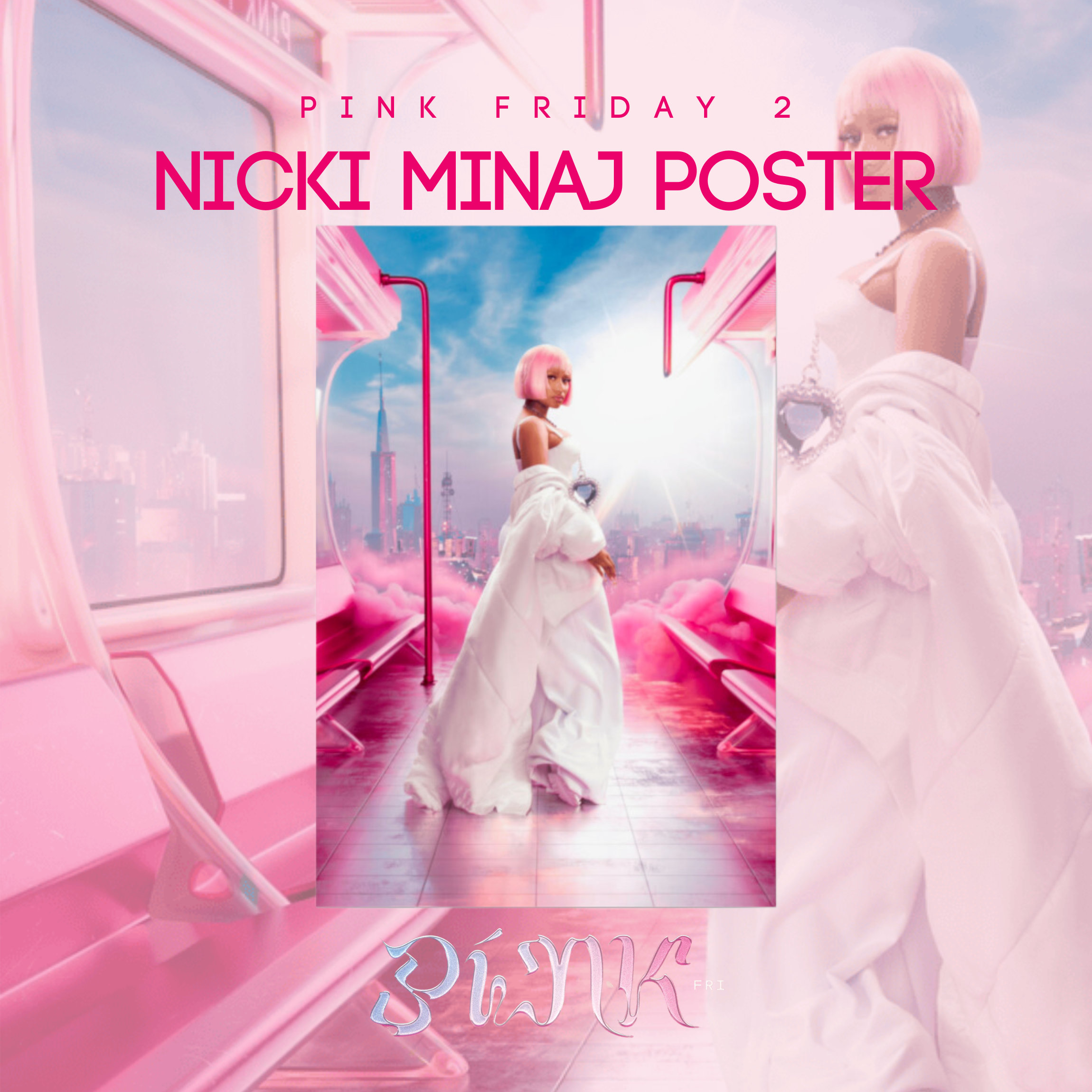 Nicki Minaj Queen of Rap Pink Friday 2 Posters sold by Thai Yassmin ...