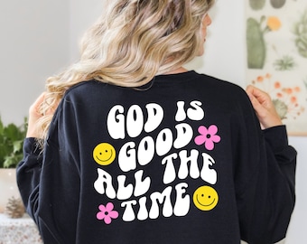 Dios es bueno SVG, Fe svg, Christian svg, Bible Verse svg, Religion svg, Diseño para camisas, sudaderas con capucha, bolsos de mano y tazas (¡DESCARGA DIGITAL!)