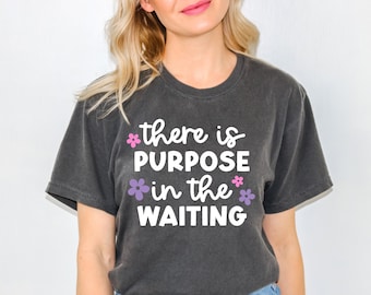 Propósito en el SVG de espera, svg de fe, svg cristiano, svg religioso, diseño para camisas, sudaderas con capucha, bolsos de mano y tazas (¡DESCARGA DIGITAL!)